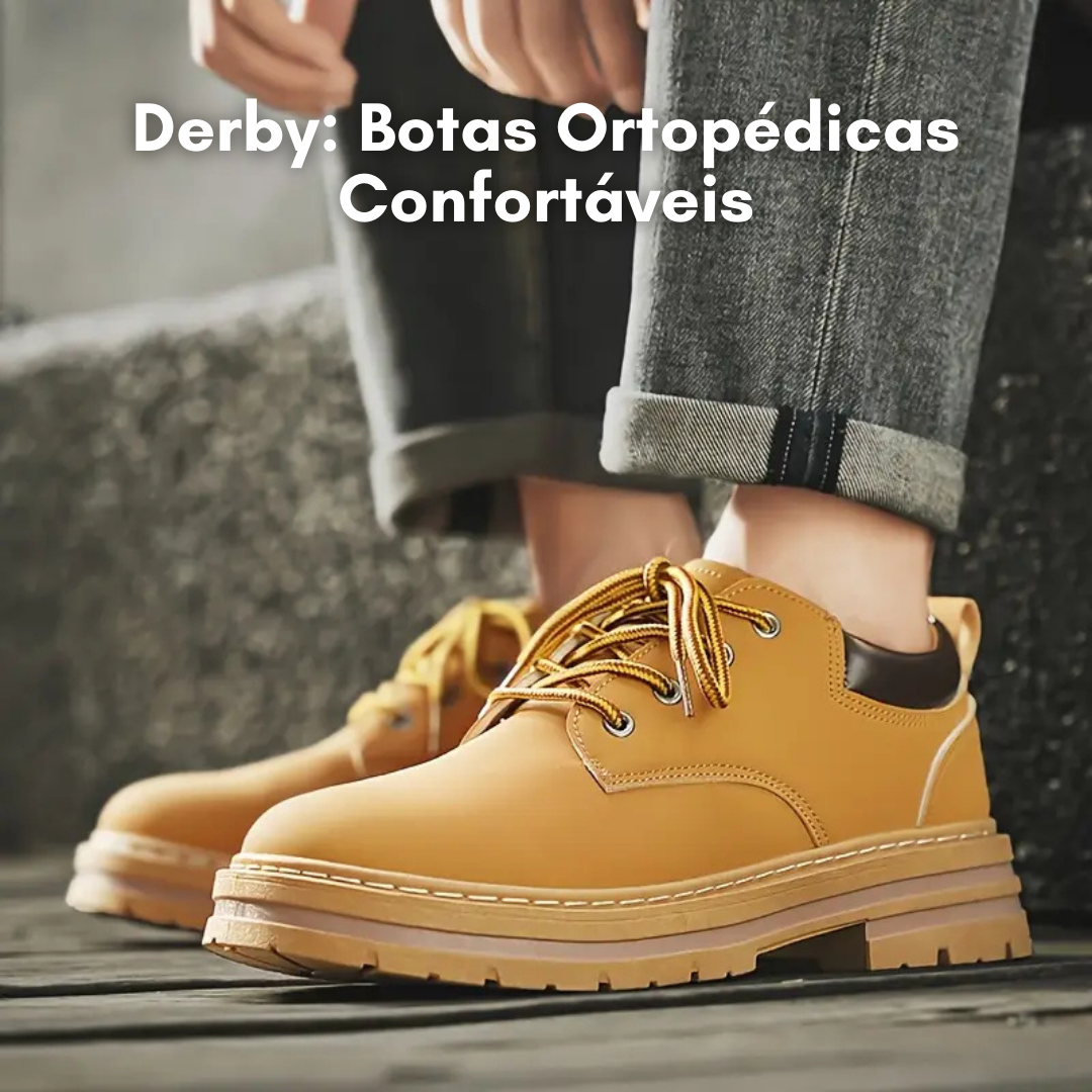 Derby: Botas Ortopédicas Confortáveis