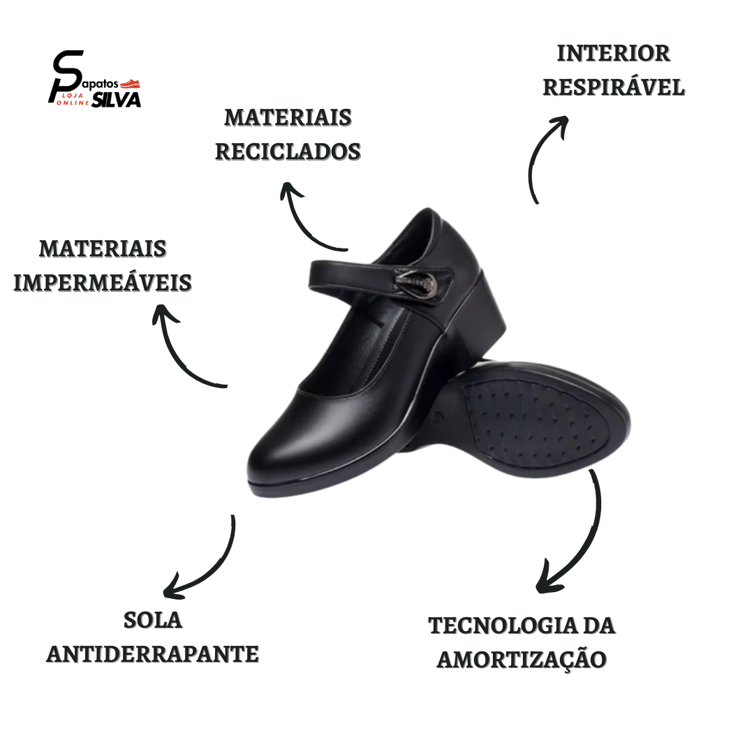 Adele™ | Sapatos Ortopédicos com Salto