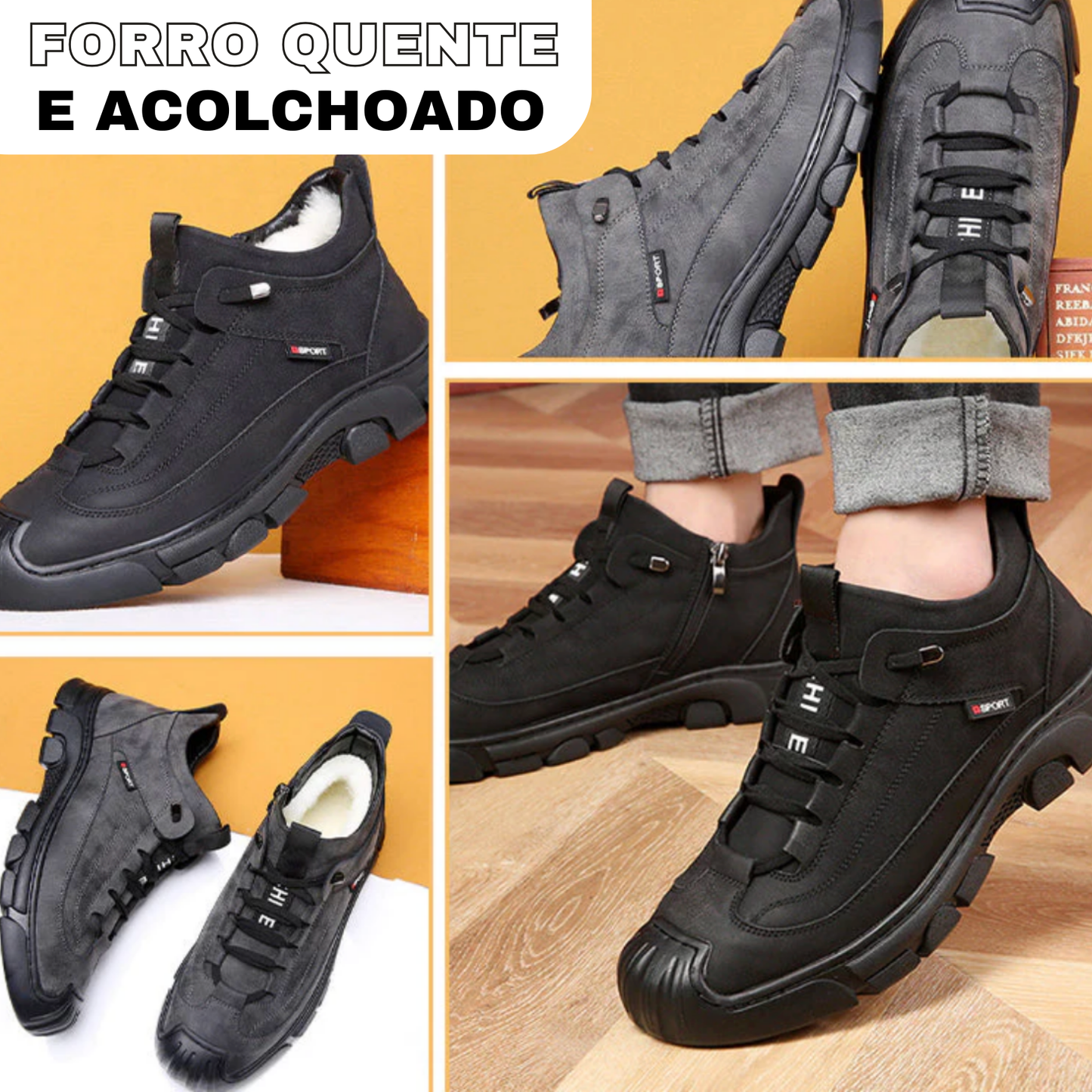 Fenrir: Sapatos nórdicos para homem