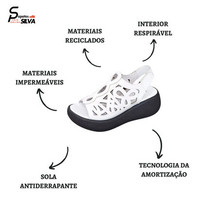 Abril™ | Sandálias ortopédicas com plataforma